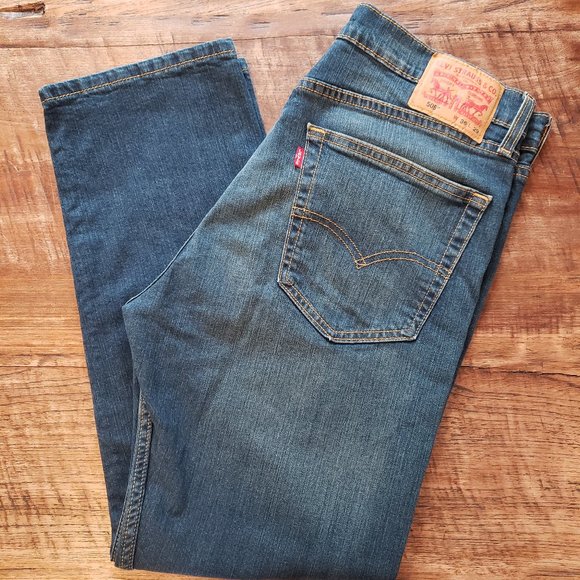 Levi's Other - Levi's 505 - Regular Fit Men's Pants - Dark Blue - W36 L29